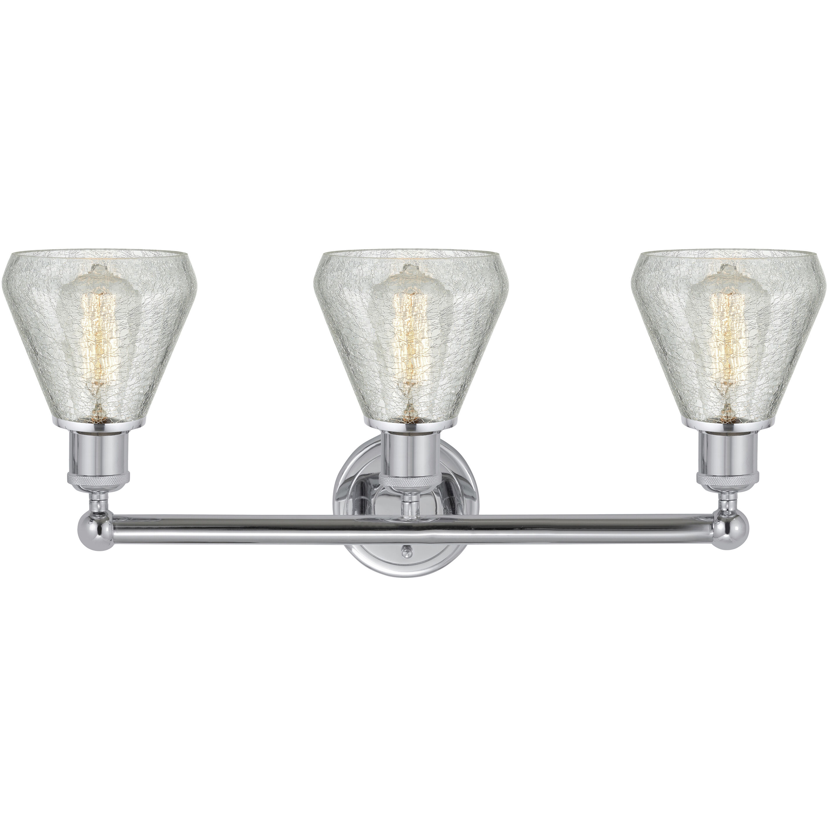 Conesus 3 Light 24 inch Polished Chrome Bath Vanity Light Wall Light