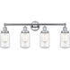 Dover 4 Light 33.5 inch Polished Chrome Bath Vanity Light Wall Light