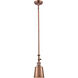 Franklin Restoration Addison LED 5 inch Antique Copper Mini Pendant Ceiling Light, Franklin Restoration