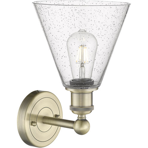 Berkshire Sconce Wall Light in Antique Brass, Seedy