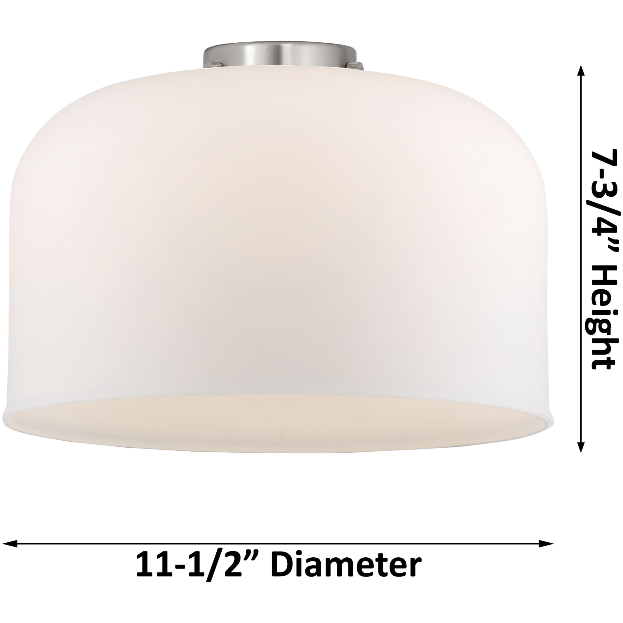 Ballston X-Large Bell LED 36 inch Matte Black Island Light Ceiling Light in Clear Glass, Ballston