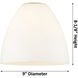 Ballston Dome LED 48 inch Satin Gold Island Light Ceiling Light in Clear Glass