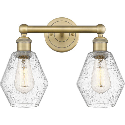 Cindyrella 2 Light 15 inch Brushed Brass and Seedy Bath Vanity Light Wall Light