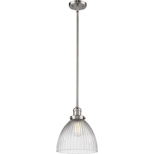 Franklin Restoration Seneca Falls LED 10 inch Polished Nickel Pendant Ceiling Light, Franklin Restoration