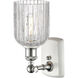 Ballston Bridal Veil 1 Light 5 inch White Polished Chrome Sconce Wall Light