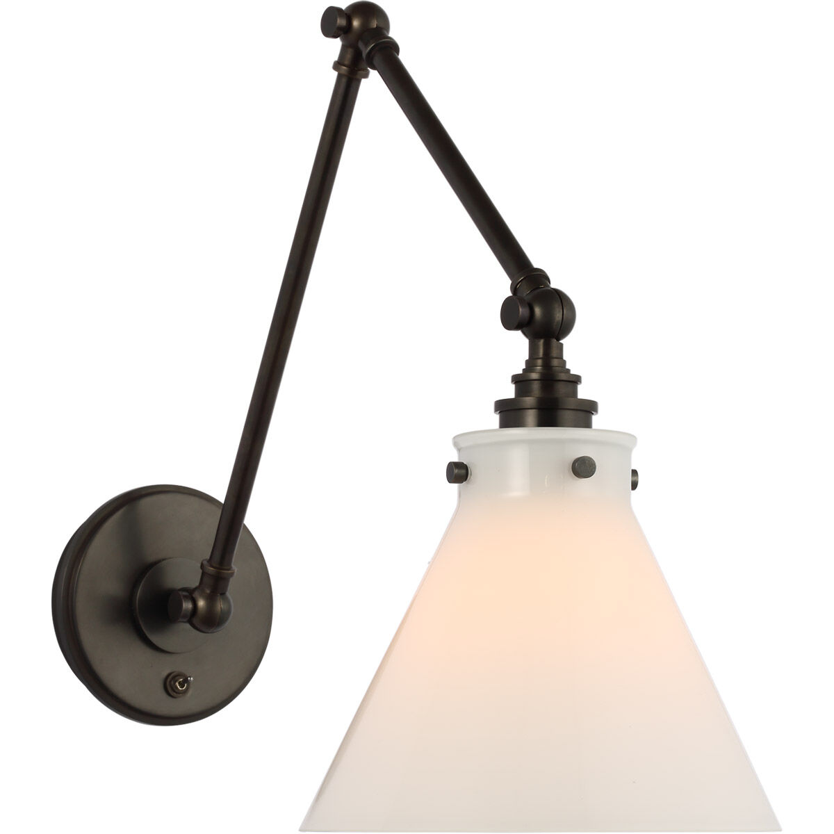 Chapman & Myers Parkington 1 Light 8.50 inch Swing Arm Light/Wall Lamp