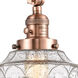 Franklin Restoration Bullet 32 inch 6.00 watt Antique Copper Swing Arm Wall Light
