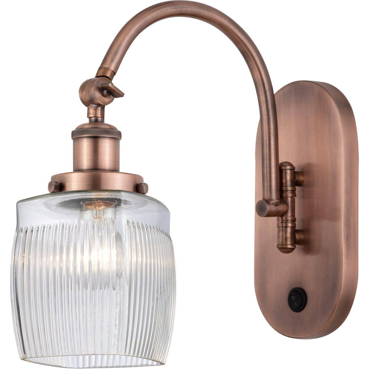 Franklin Restoration Colton 1 Light 6 inch Antique Copper Sconce Wall Light