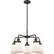 Bellmont 5 Light 24 inch Oil Rubbed Bronze Chandelier Ceiling Light