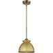 Adirondack 1 Light 8.13 inch Brushed Brass Mini Pendant Ceiling Light
