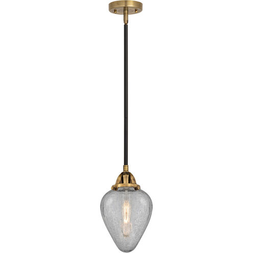 Nouveau 2 Geneseo LED 7 inch Black Antique Brass and Matte Black Mini Pendant Ceiling Light