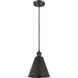 Ballston Cone 1 Light 8 inch Matte Black Mini Pendant Ceiling Light