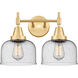 Caden 2 Light 17 inch Satin Gold Bath Vanity Light Wall Light