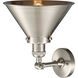 Franklin Restoration Briarcliff 1 Light 10 inch Brushed Satin Nickel Sconce Wall Light, Franklin Restoration