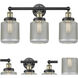 Stanton 3 Light 24 inch Black Antique Brass Bath Vanity Light Wall Light