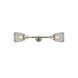 Franklin Restoration Chatham LED 6 inch Brushed Satin Nickel Bath Vanity Light Wall Light in Clear Glass, Franklin Restoration