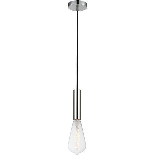Ballston Edison LED 3.75 inch Polished Chrome Mini Pendant Ceiling Light