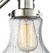 Bellmont 35 inch 3.50 watt Satin Nickel Swing Arm Wall Light, Franklin Restoration