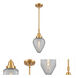 Franklin Restoration Geneseo 1 Light 7 inch Satin Gold Mini Pendant Ceiling Light