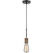 Restoration Ellis 1 Light 3 inch Black Antique Brass Mini Pendant Ceiling Light
