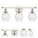 Ballston Cindyrella LED 26 inch White and Polished Chrome Bath Vanity Light Wall Light in Seedy Glass