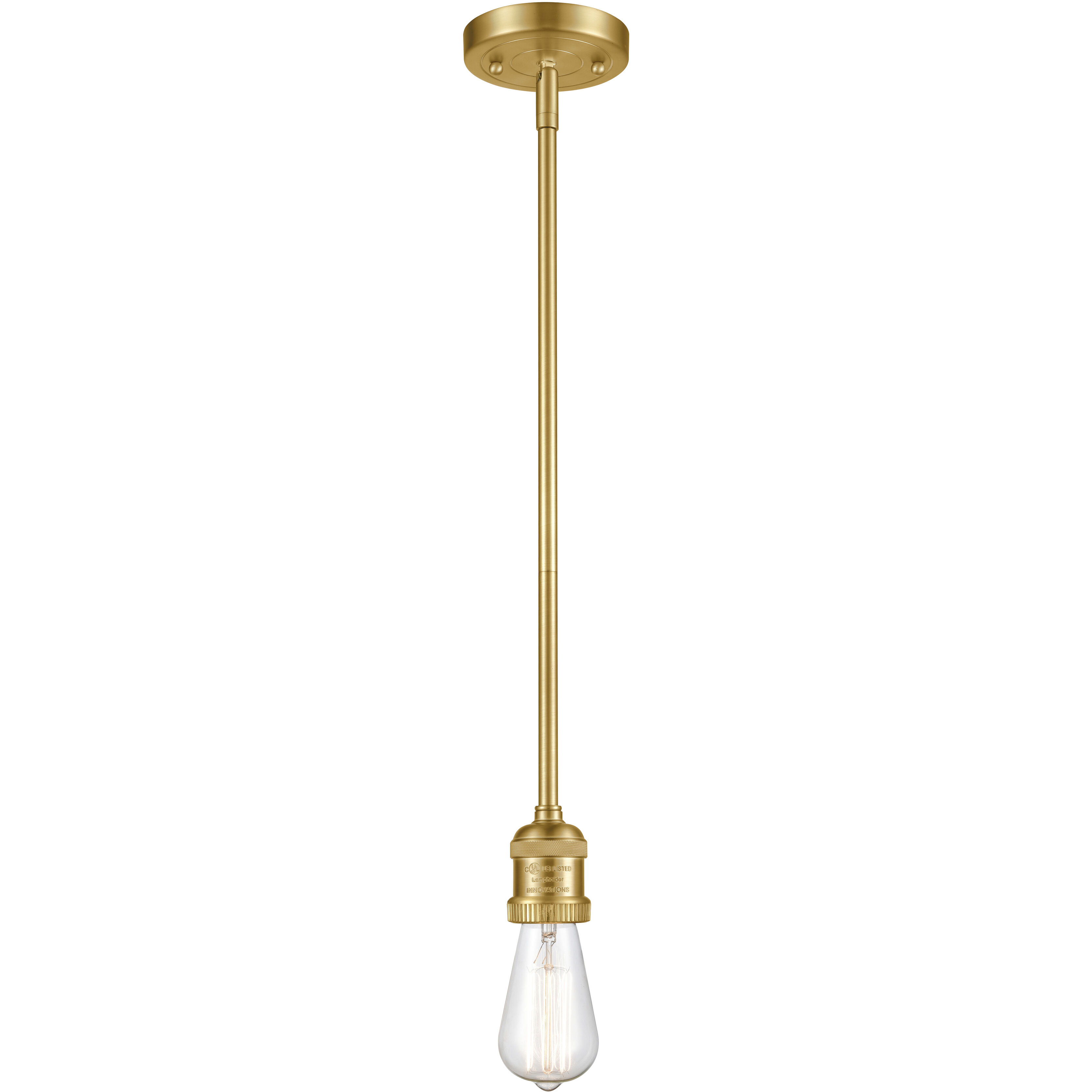 Franklin Restoration Bare Bulb 1 Light 2.00 inch Mini Pendant