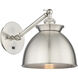 Adirondack 1 Light 8.13 inch Brushed Satin Nickel Sconce Wall Light