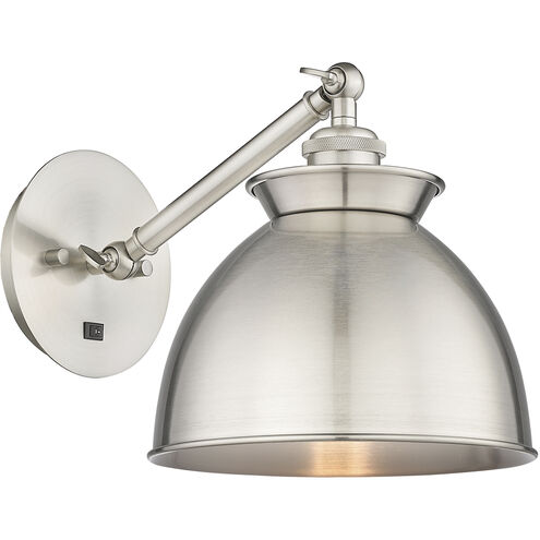 Adirondack 1 Light 8.13 inch Brushed Satin Nickel Sconce Wall Light