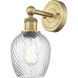 Salina Sconce Wall Light in Brushed Brass