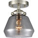 Nouveau Fulton 1 Light 6.75 inch Semi-Flush Mount