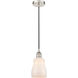 Edison Ellery LED 5 inch Polished Nickel Mini Pendant Ceiling Light