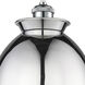 Adirondack 1 Light 8.13 inch White and Polished Chrome Mini Pendant Ceiling Light