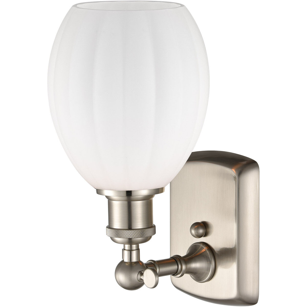 Ballston Eaton 1 Light 6 inch Brushed Satin Nickel Sconce Wall Light, Ballston