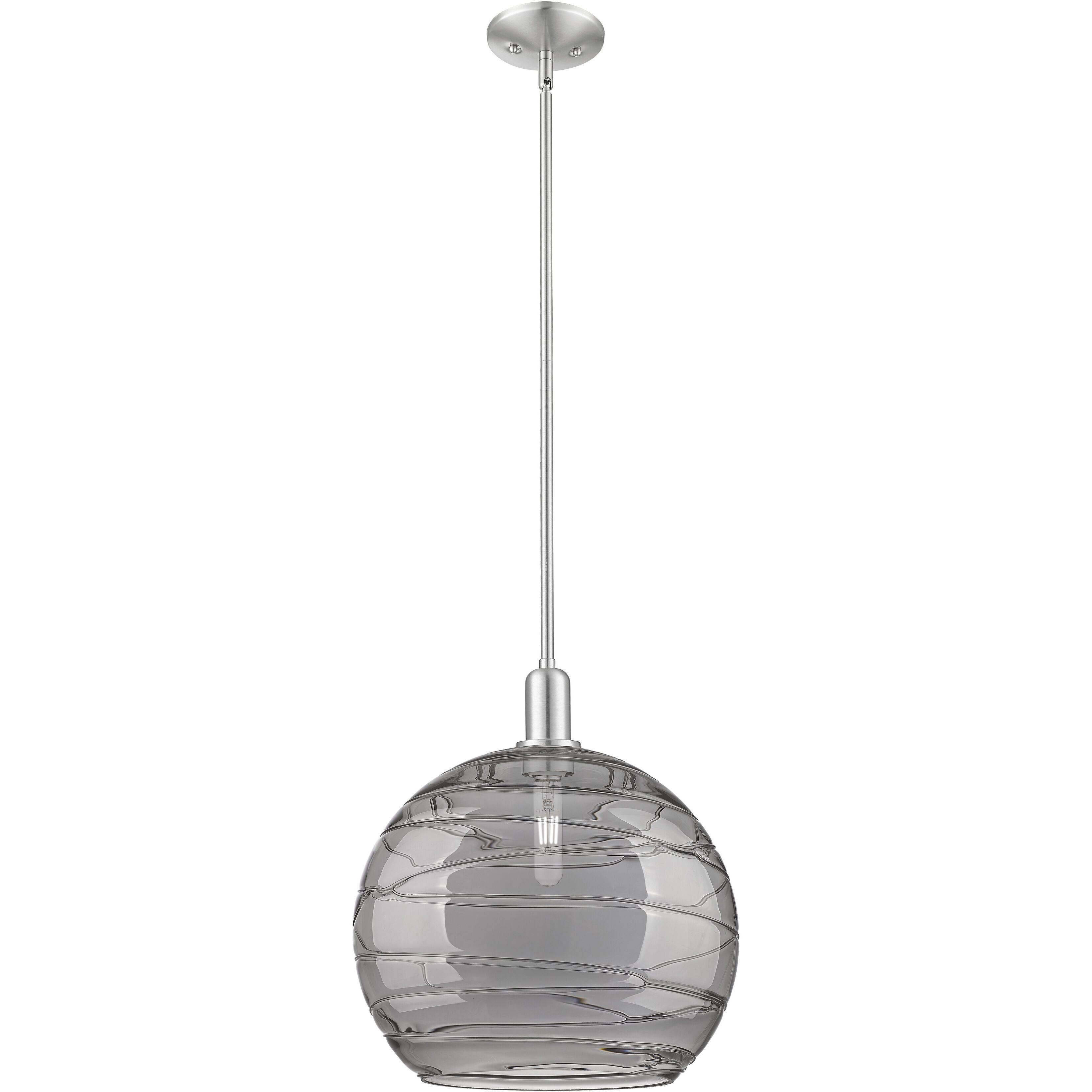 Arcadia Athens Deco Swirl 1 Light 13.75 inch Mini Pendant