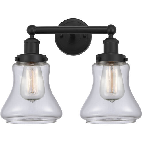 Bellmont 2 Light 15.5 inch Matte Black Bath Vanity Light Wall Light