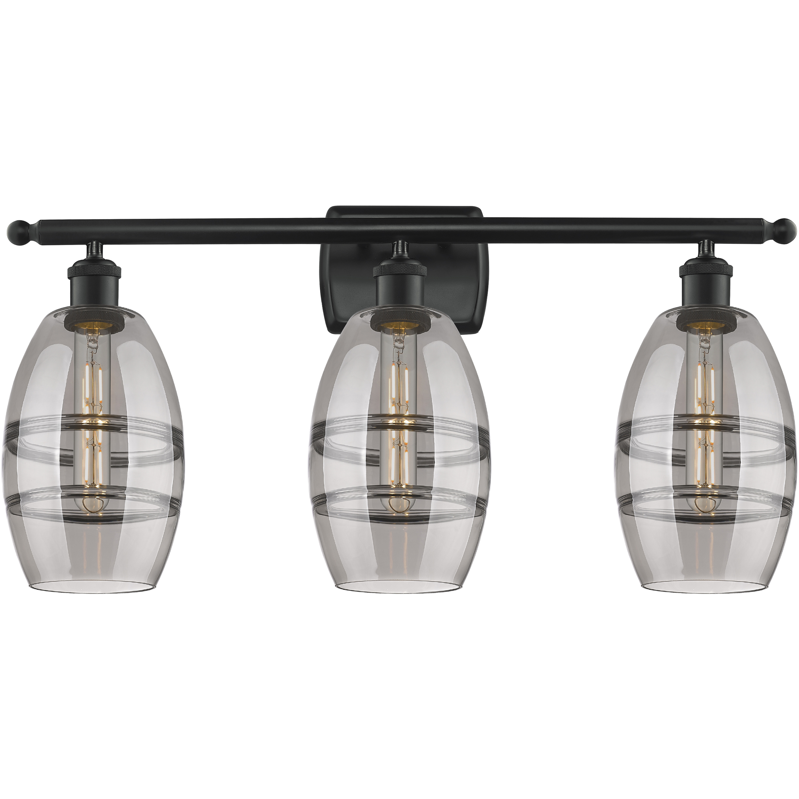 Ballston Vaz 3 Light 25.88 inch Matte Black Bath Vanity Light Wall Light