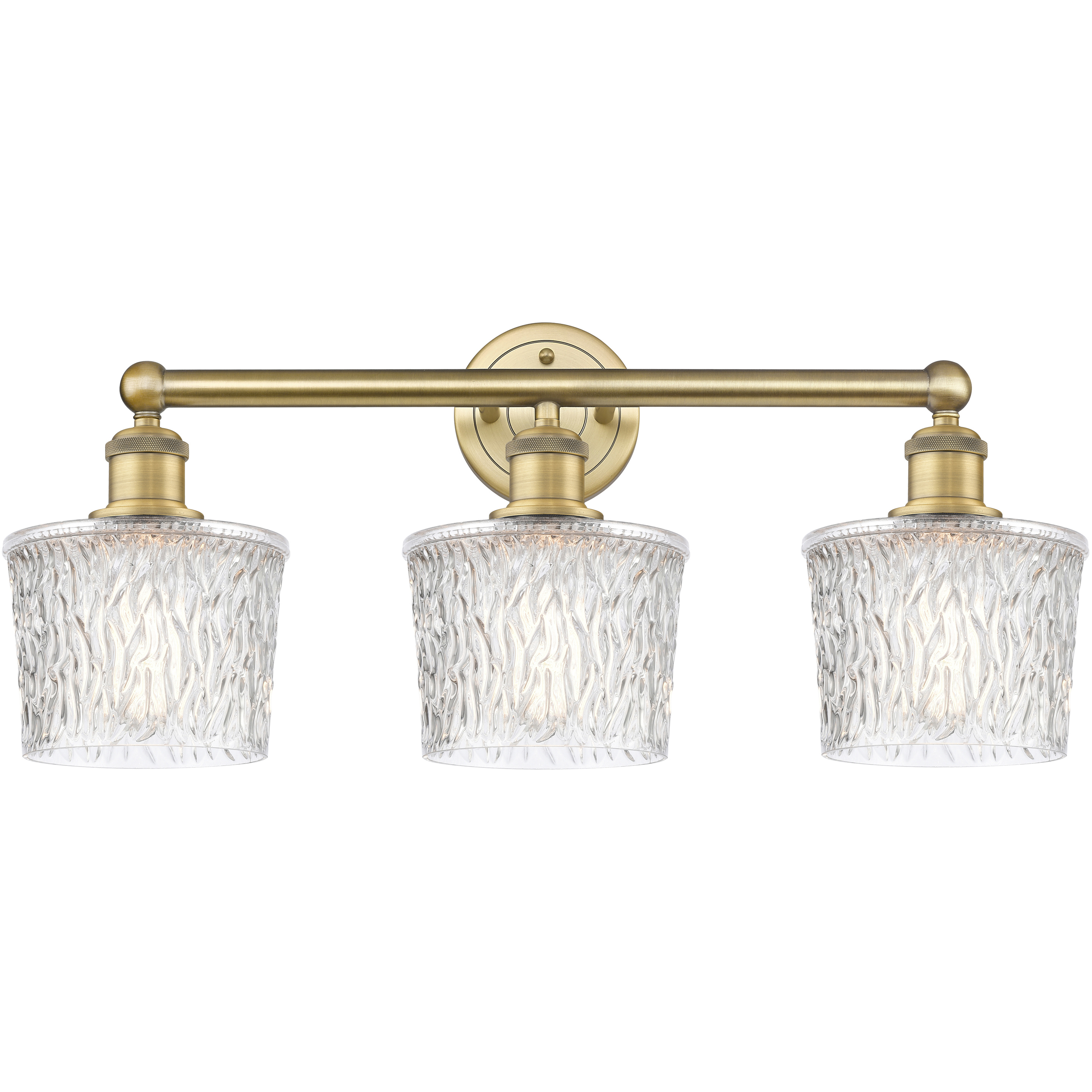 Niagra 3 Light 24.5 inch Brushed Brass Bath Vanity Light Wall Light