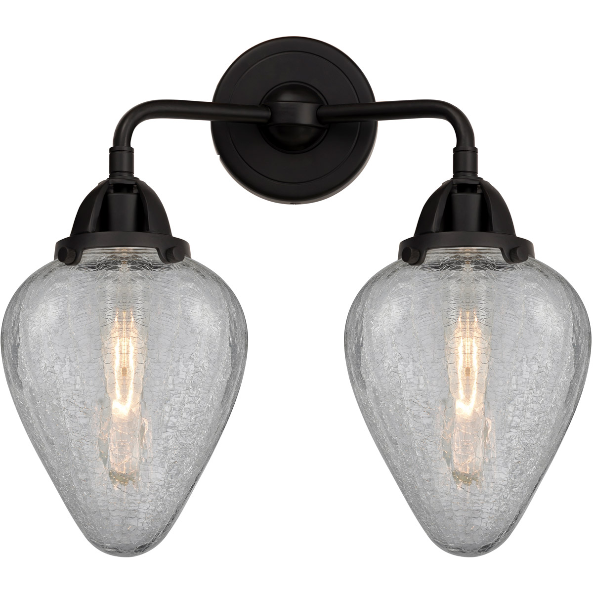 Nouveau 2 Geneseo LED 15 inch Matte Black Bath Vanity Light Wall Light