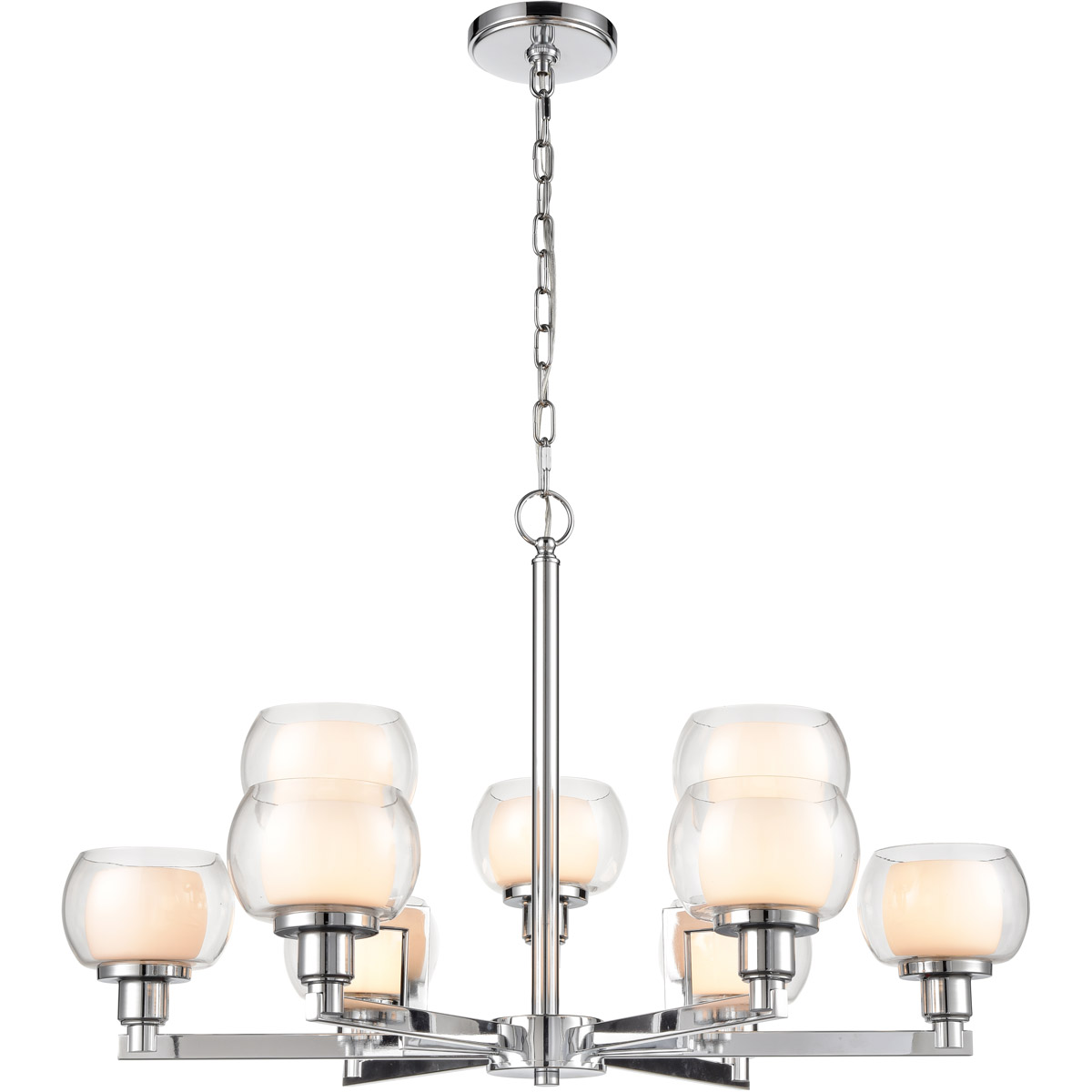 Cairo LED 30 inch Polished Chrome Chandelier Ceiling Light