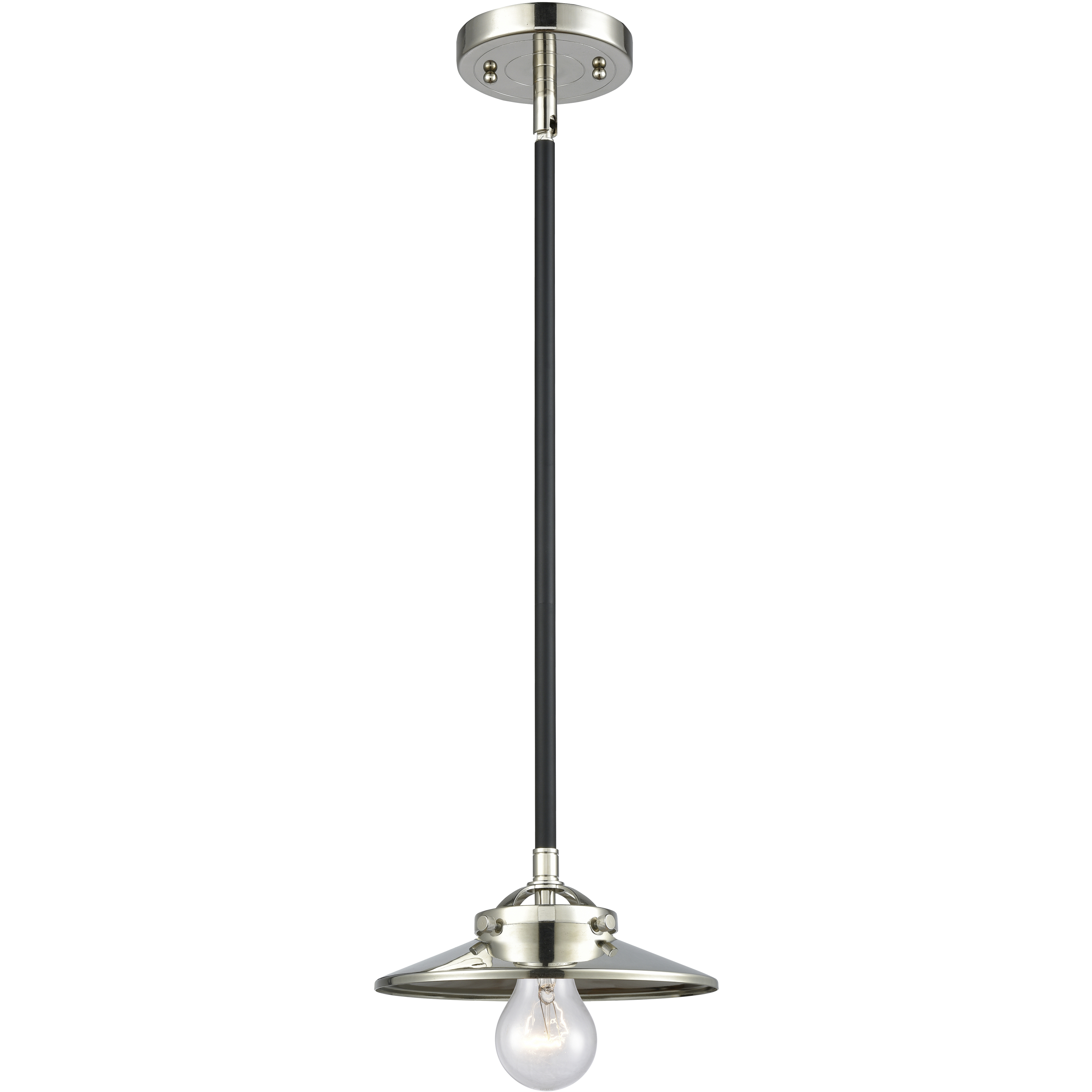 Pn Led Innovations Lighting 284-1S-BPN-M1-PN-LED Nouveau Railroad LED 8 inch ...