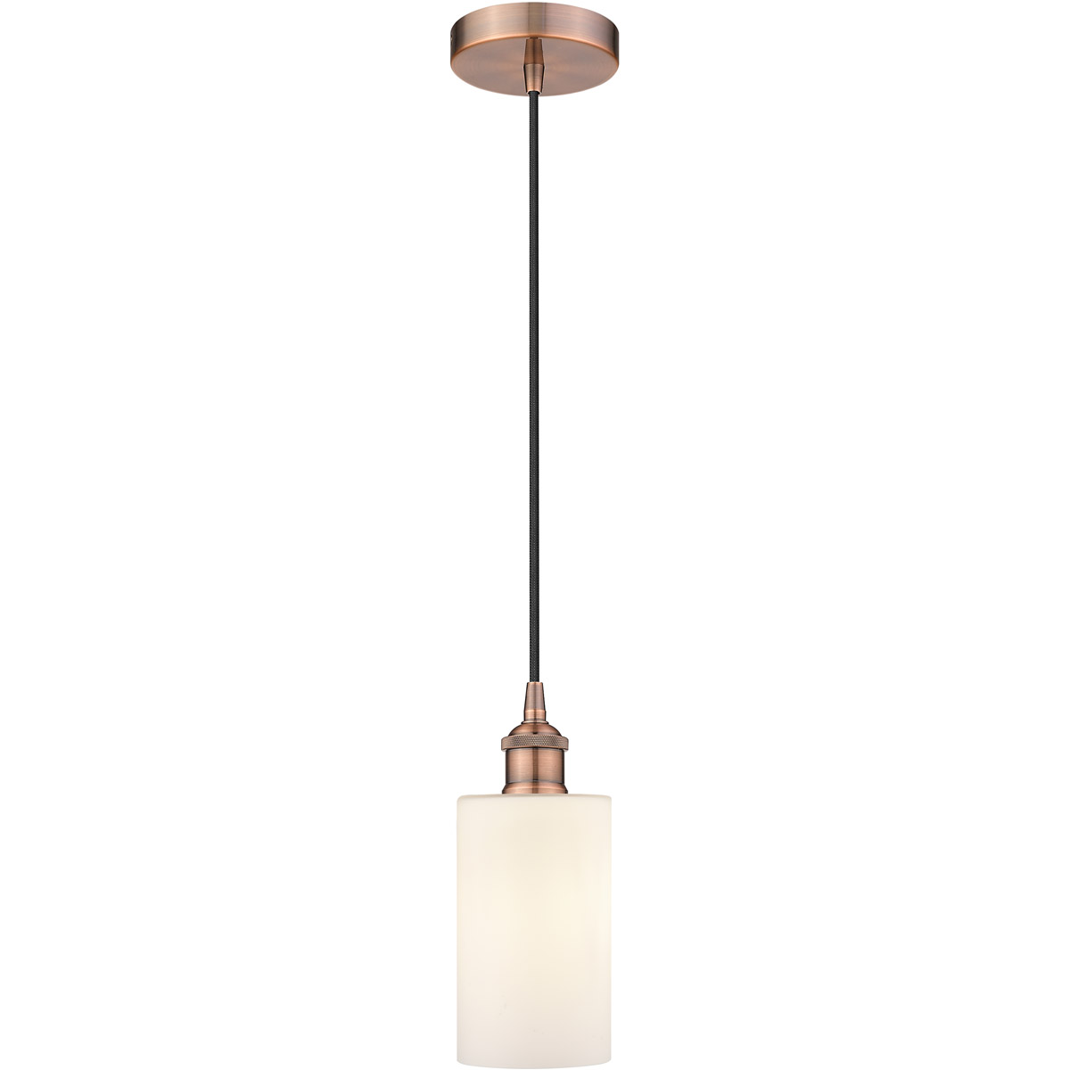 Edison Clymer 1 Light 4 inch Antique Copper Mini Pendant Ceiling Light