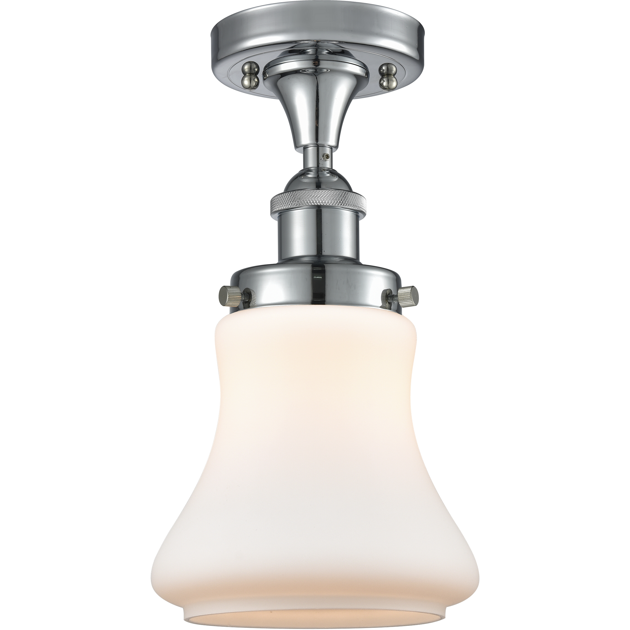 Bellmont 1 Light 6.5 inch Polished Chrome Semi-Flush Mount Ceiling Light