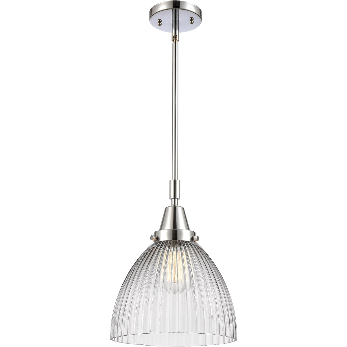 Franklin Restoration Seneca Falls 1 Light 10 inch Polished Chrome Mini Pendant Ceiling Light