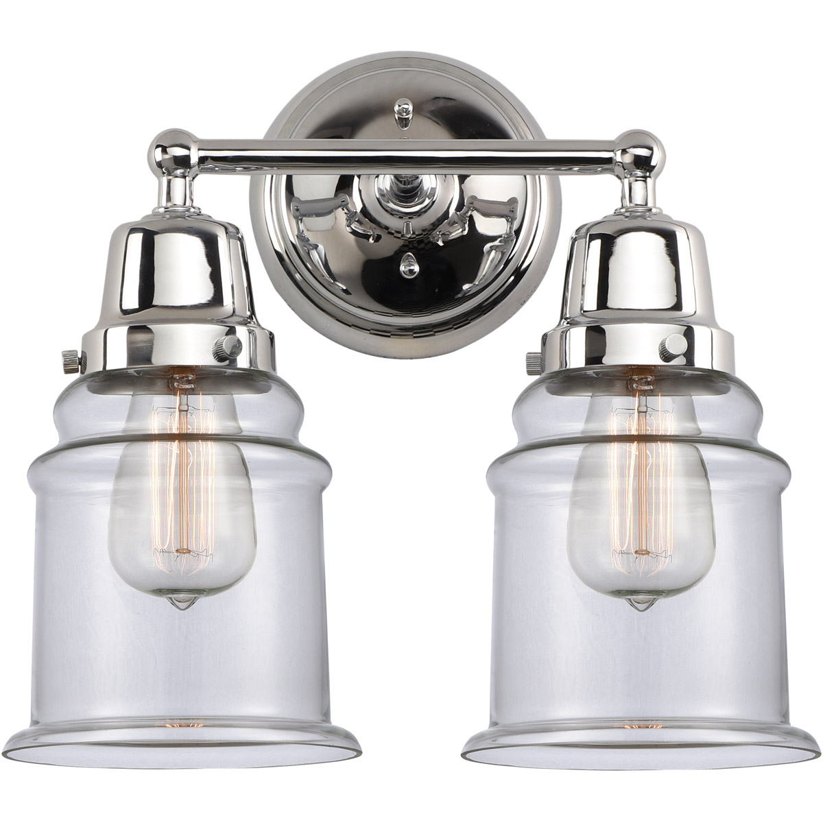 Aditi Canton LED 14 inch Polished Chrome Bath Vanity Light Wall Light, Aditi