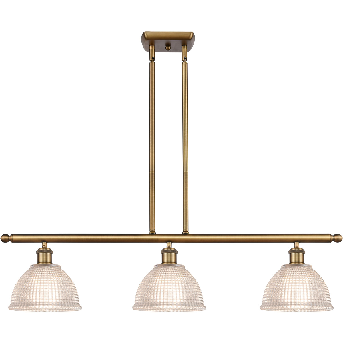 Ballston Arietta LED 36 inch Brushed Brass Island Light Ceiling Light, Ballston
