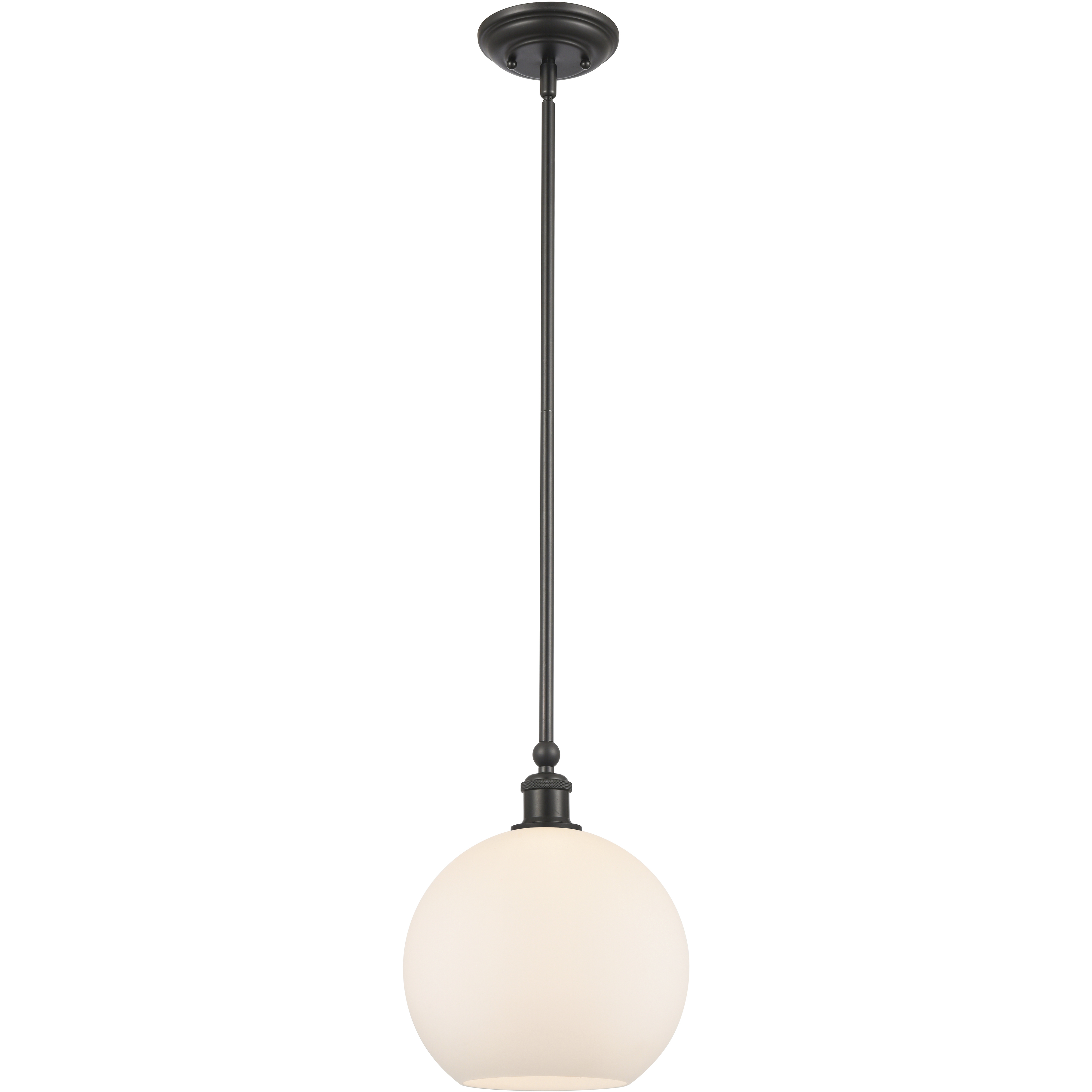 Ballston Concord 1 Light 10 inch Matte Black Mini Pendant Ceiling Light in Incandescent, Matte White