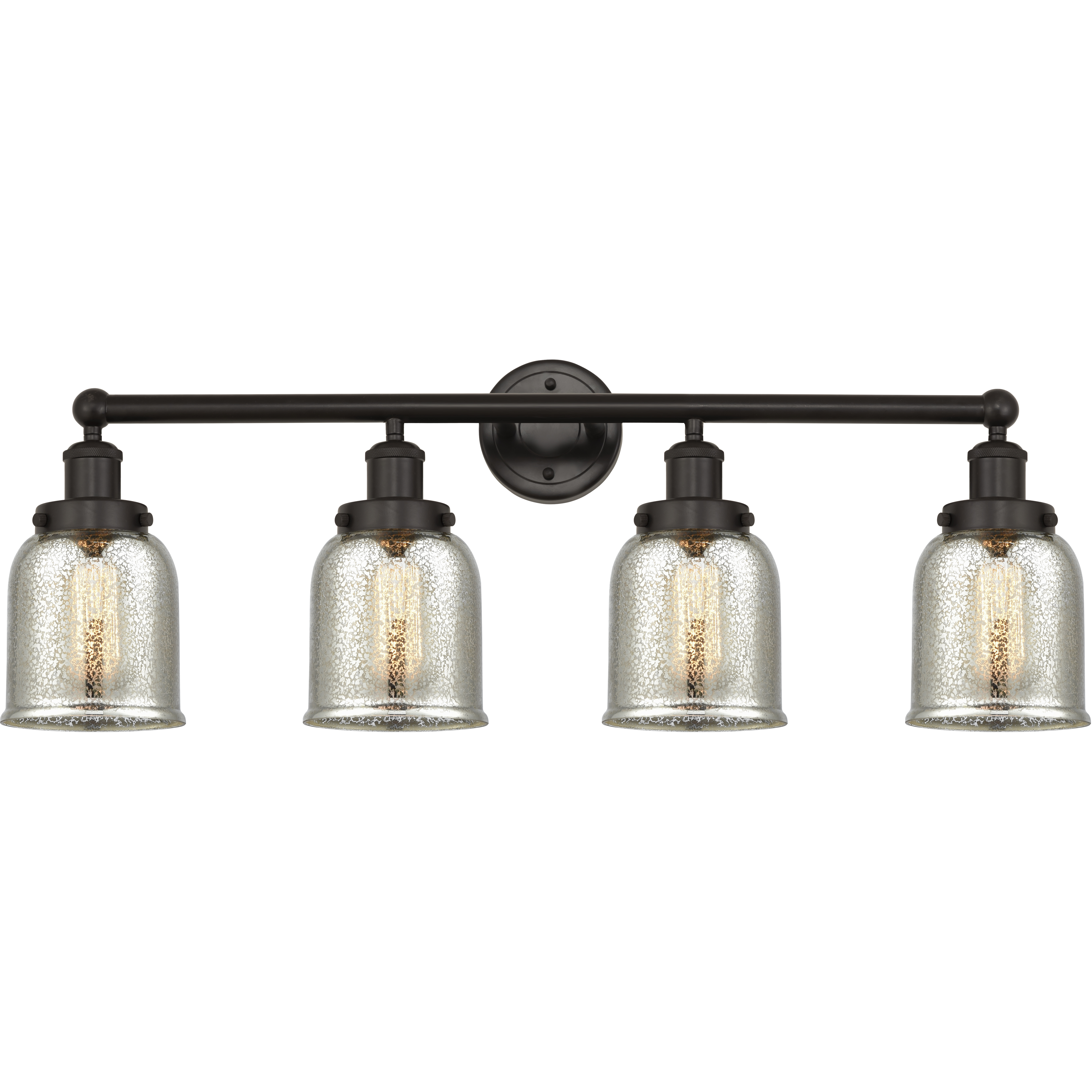 Bell 4 Light 33.5 inch Oil Rubbed Bronze Bath Vanity Light Wall Light