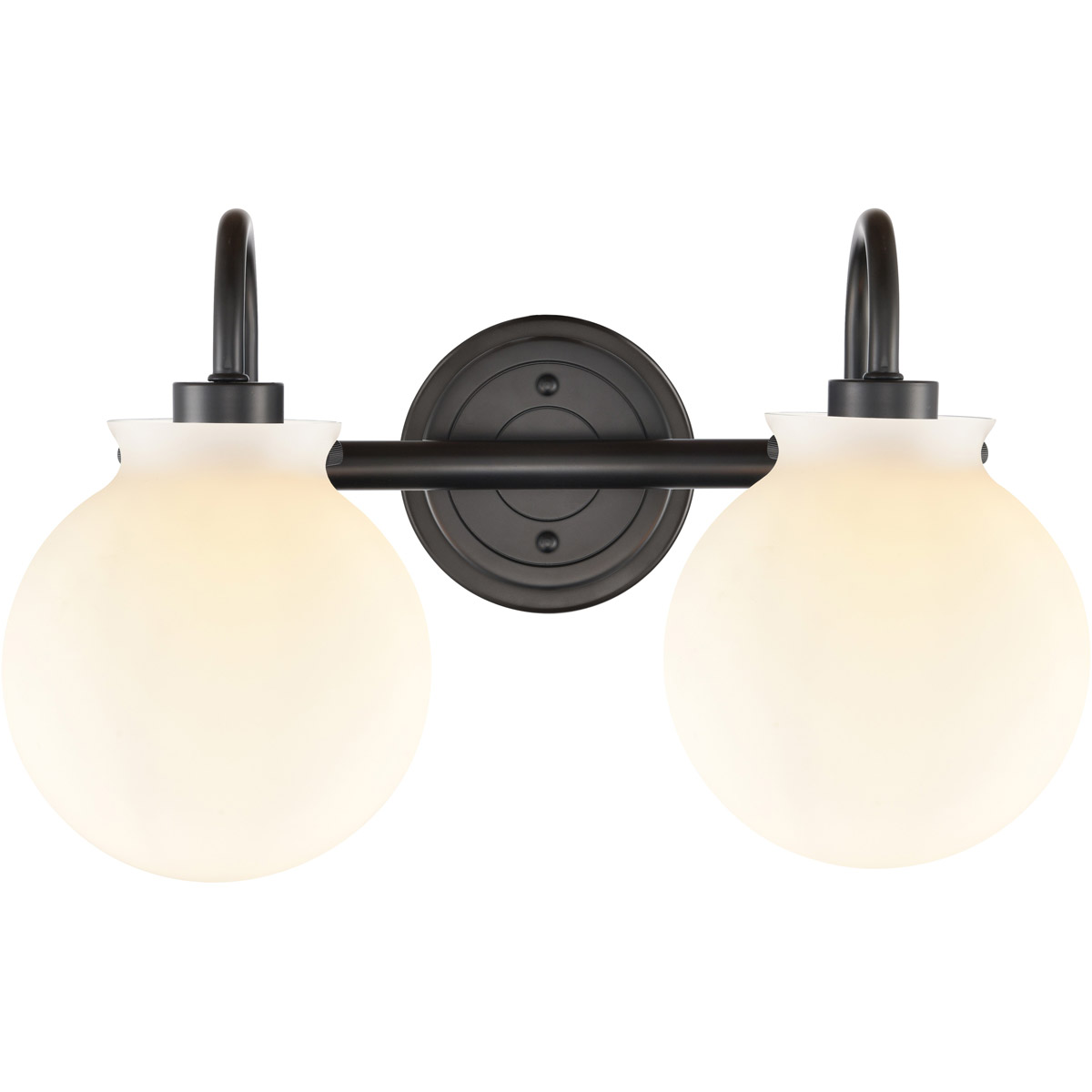 Olivia LED 17 inch Matte Black Bath Vanity Light Wall Light