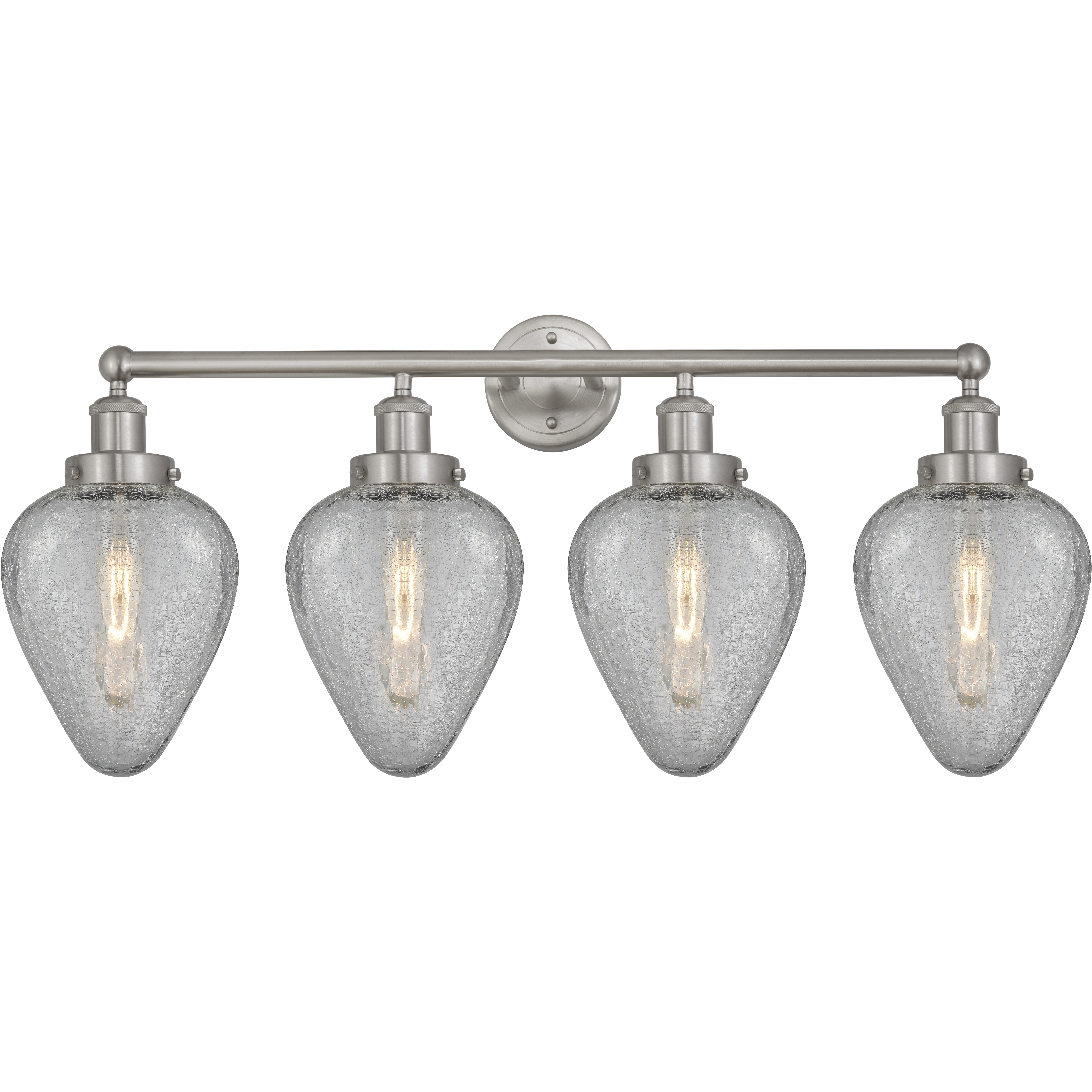 Geneseo 4 Light 33 inch Brushed Satin Nickel Bath Vanity Light Wall Light
