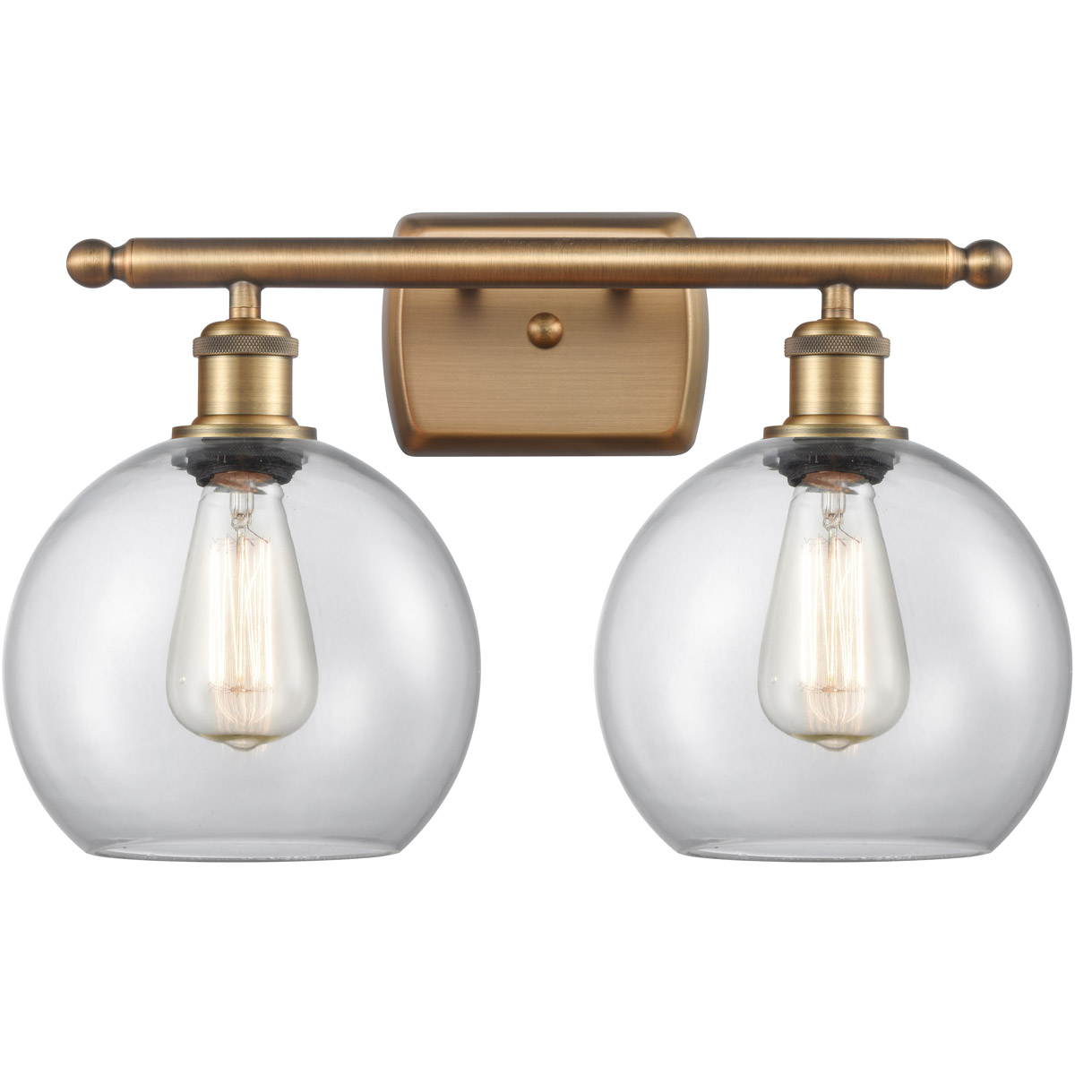Ballston Athens LED 16 inch Brushed Brass Bath Vanity Light Wall Light, Ballston